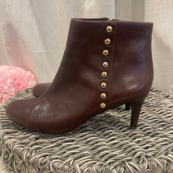 Coach Hickory Brown Leather Size 6B boots - Picture 4 of 10